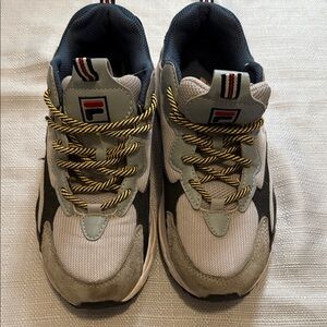 Fila Womens Sneakers - Black, Gray, and Tan